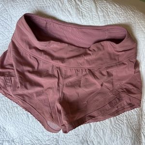 NWOT Lululemon speed shorts 2.5